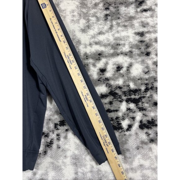 Peter Millar Wicking 1/4 Zip Pullover‎ Mens Size Extra Large Black Stretch Golf - Picture 8 of 14